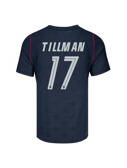 Vereinigte Staaten Malik Tillman #17 Auswärtstrikot WM 2026 Kurzarm Vereinigte Staaten Malik Tillman #17 Auswärtstrikot WM 2026 Kurzarm